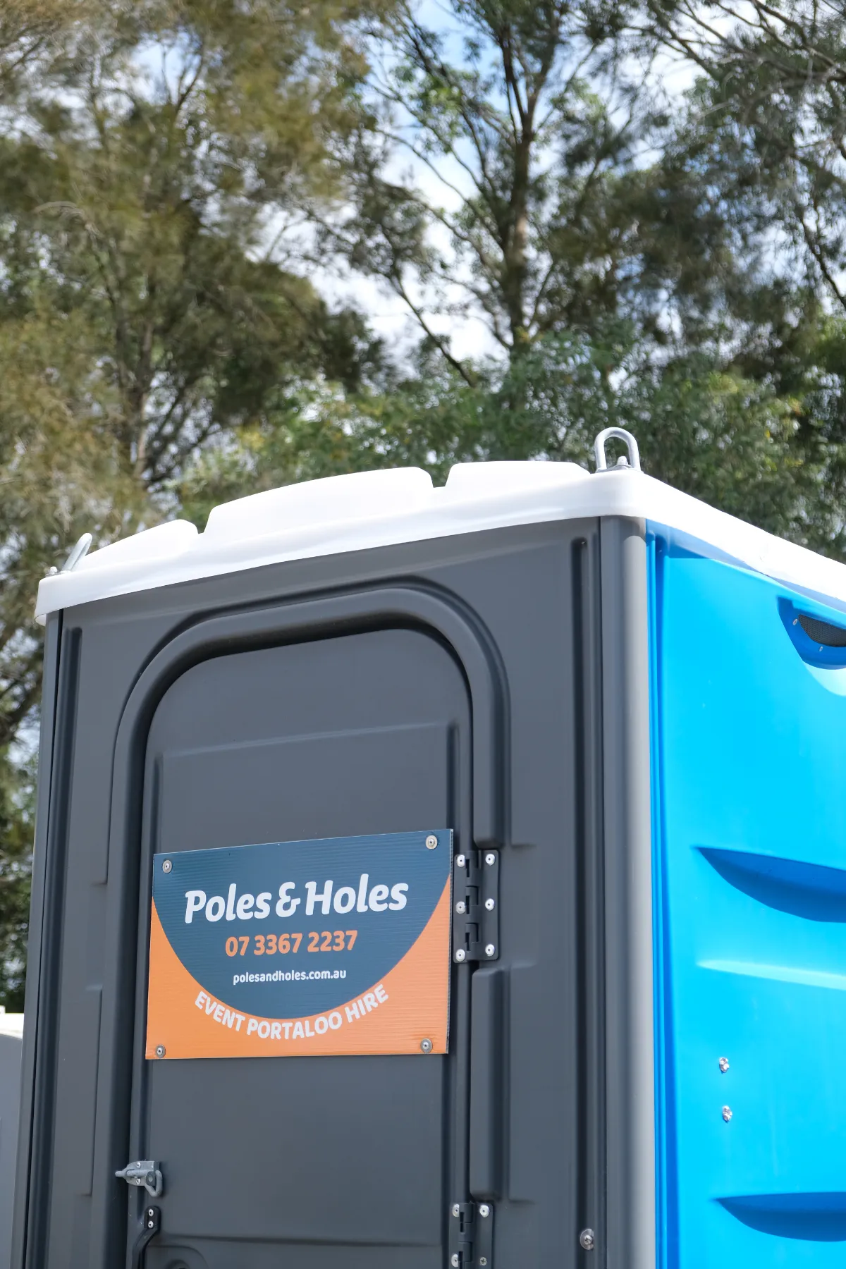 Portable Toilet Hire for Events Poles & Holes